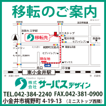 サーパスデザイン地図　東京都小金井市梶野町４丁目１９ー１３